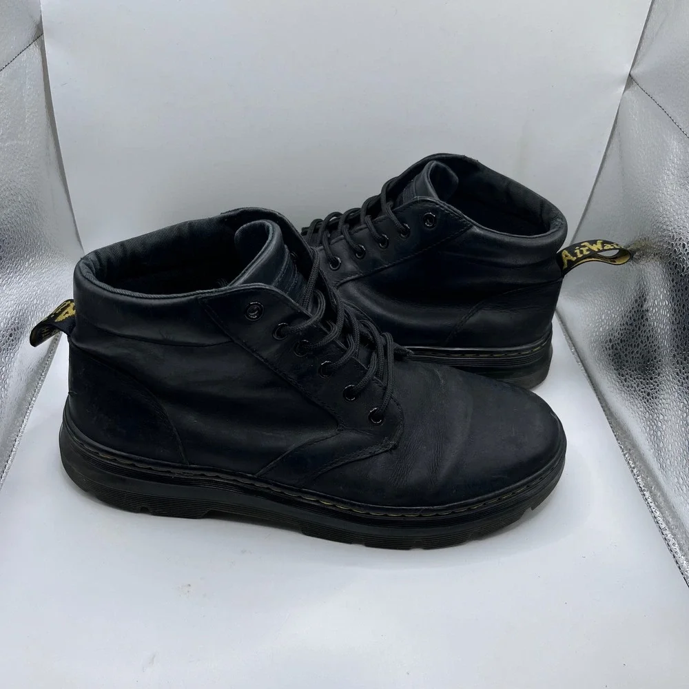 Dr. Martens Bonny Leather Black Chukka Utility Boots Mens 11 JY004 KM07Y